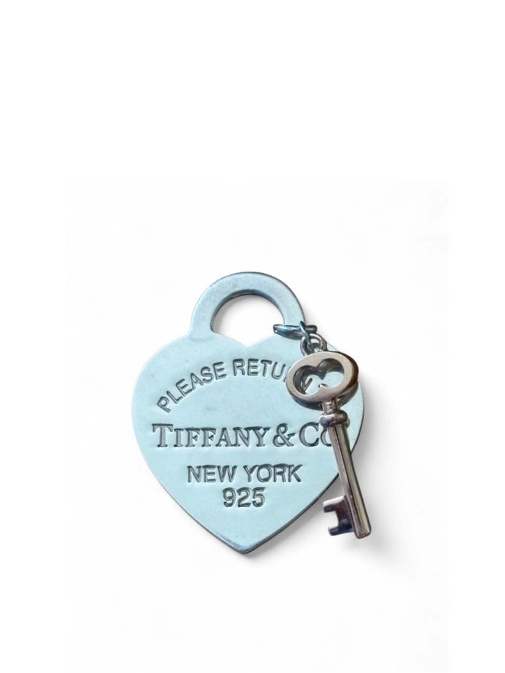 💯 Authentic Tiffany & Co. RTT Heart with Mini Rubedo Key